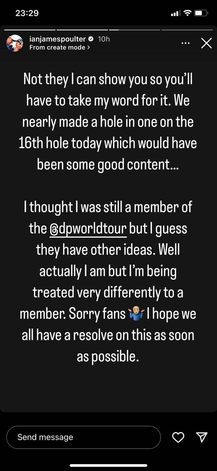 Ian Poulter rages at DP World Tour: